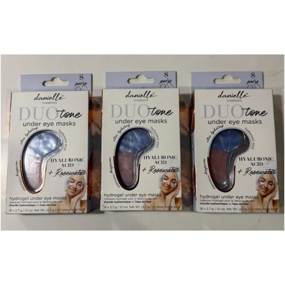 Danielle Creations Duo Tone Under Eye Masks 8 Pairs 3 Packs